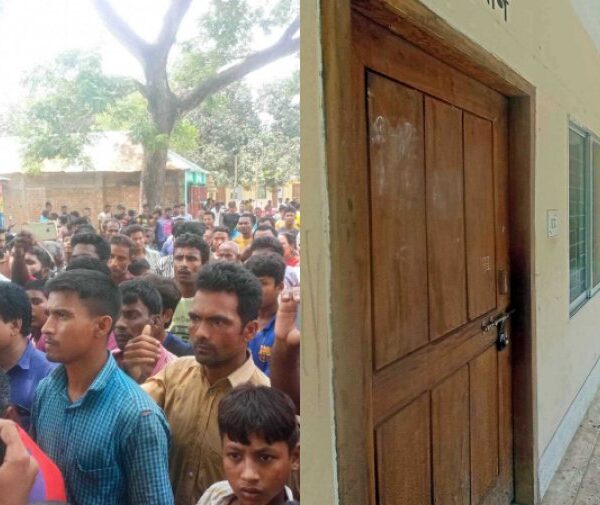 ছাত্রীর সাথে ফোনালাপ ফাঁসের পর বিক্ষোভের মুখে প্রধান শিক্ষককে গ্রেফতার