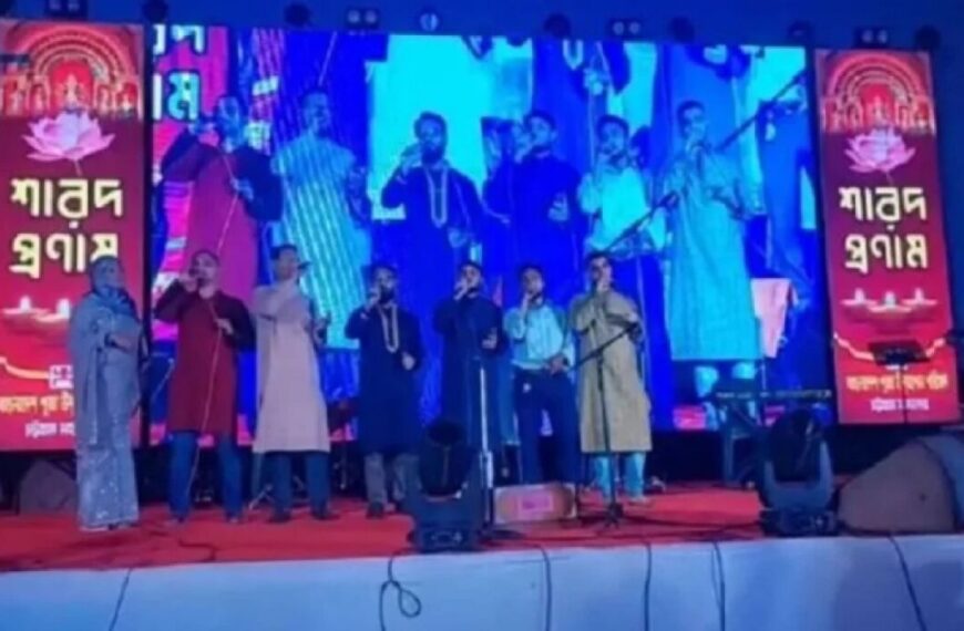 পূজামণ্ডপে ইসলামি সংগীত: গ্রেফতার ২