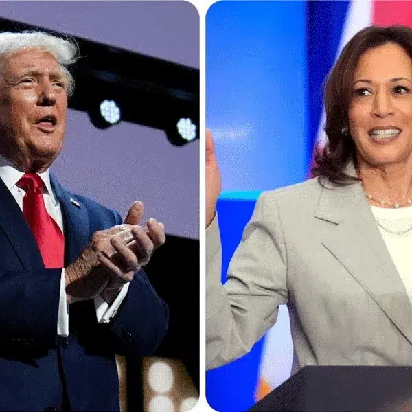 With medical report, Harris plays health card against Trump