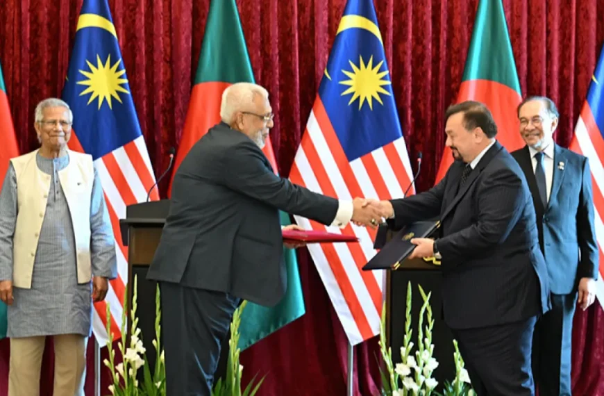Bangladesh, Malaysia Sign 5 MoUs, 3 Exchange of Notes