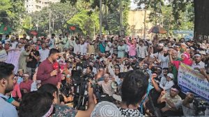 এমপিওভুক্ত শিক্ষকদের শাহবাগ অবরোধ