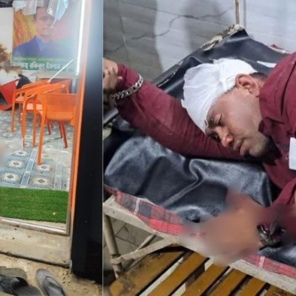 খুলনায় কুয়েট শিক্ষক নিহত বিএনপি অফিসে হামলা