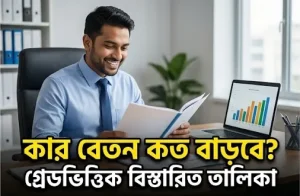 নবম জাতীয় বেতন স্কেল ২০২৬: কার বেতন কত বাড়বে?